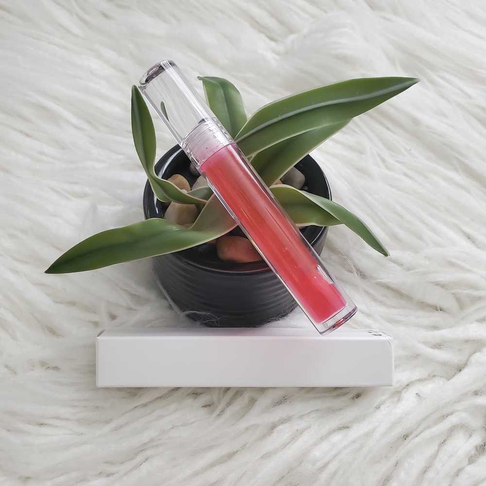 TASH Cosmetics Pink Tint Lip Gloss #7 Clear Top